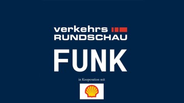 Logo VerkehrsRundschau Funk mit Logo von Shell