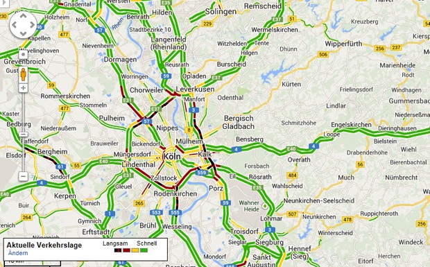 Detecting Traffic Jams in Real-Time – how to use Google Traffic