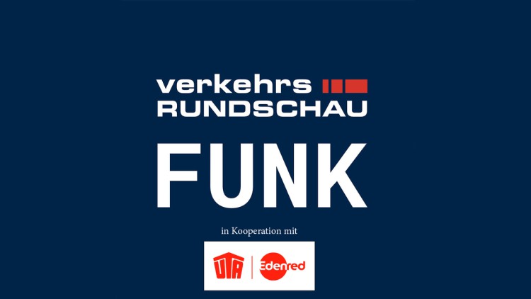 Logo von VerkehrsRundschau Funk mit Logo von UTA Edenred